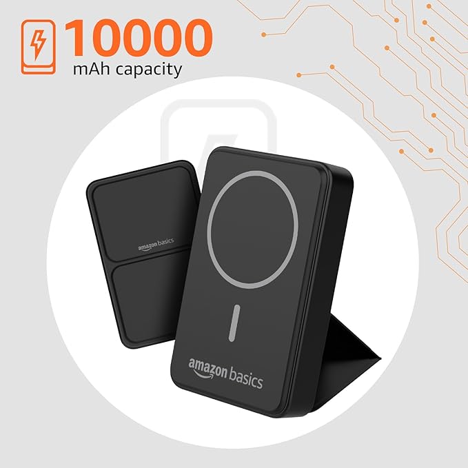 Amzon Basics 10000mAh 20W Fast Charging Power Bank and 15W Wireless
