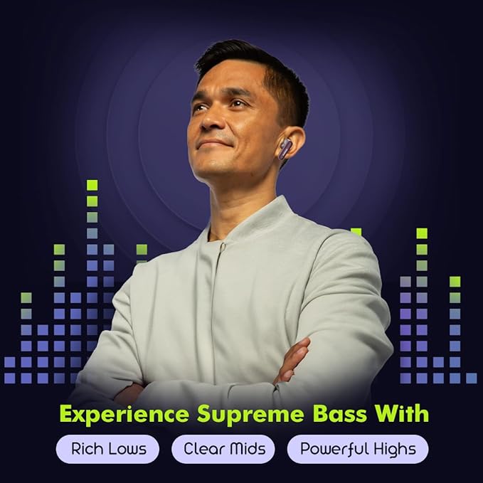 ACwO DwOTS 121 Wireless Earbuds 55Hrs Playtime