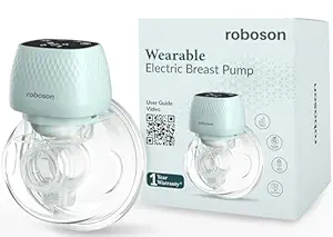 Roboson Wearable Electric Breast Pump For Feeding Mothers, Automatic Electrical Milk Feeding