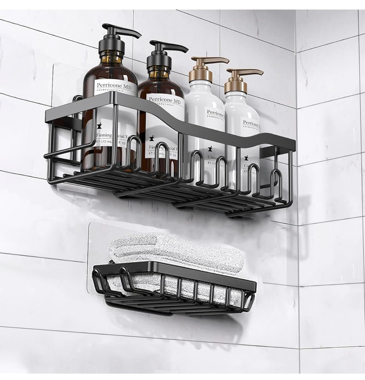 iSTAR Metal Wall Mounted Bathroom Shelves