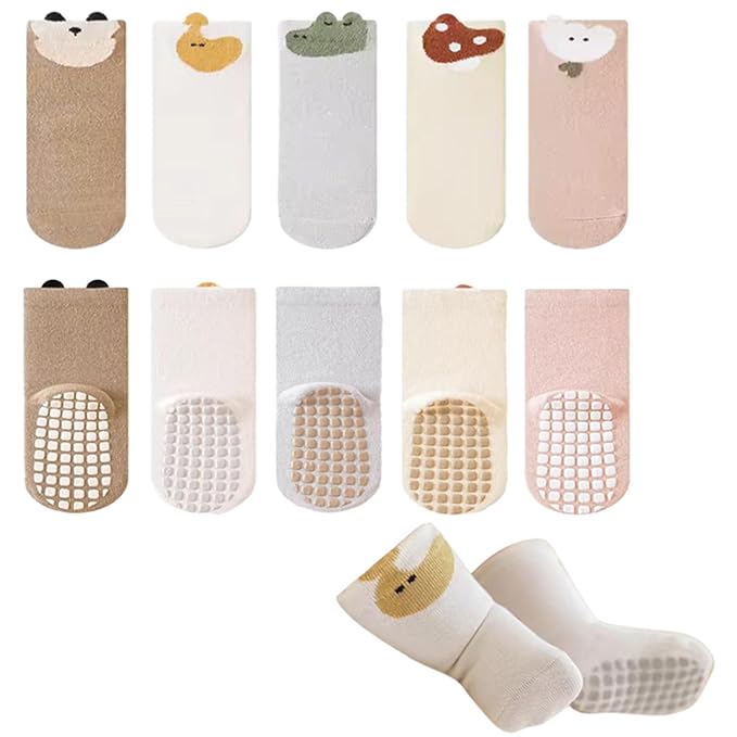 Freshfoot Cute and Colourful 100% Organic Cotton Non-Slip