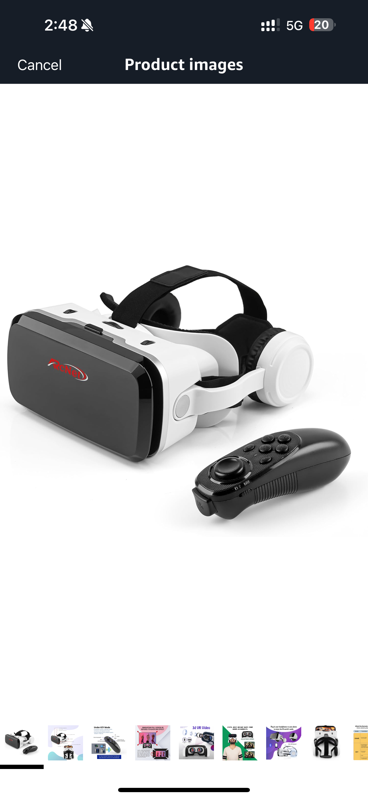 Arcnet V5 VR Headset for Phone with Controller