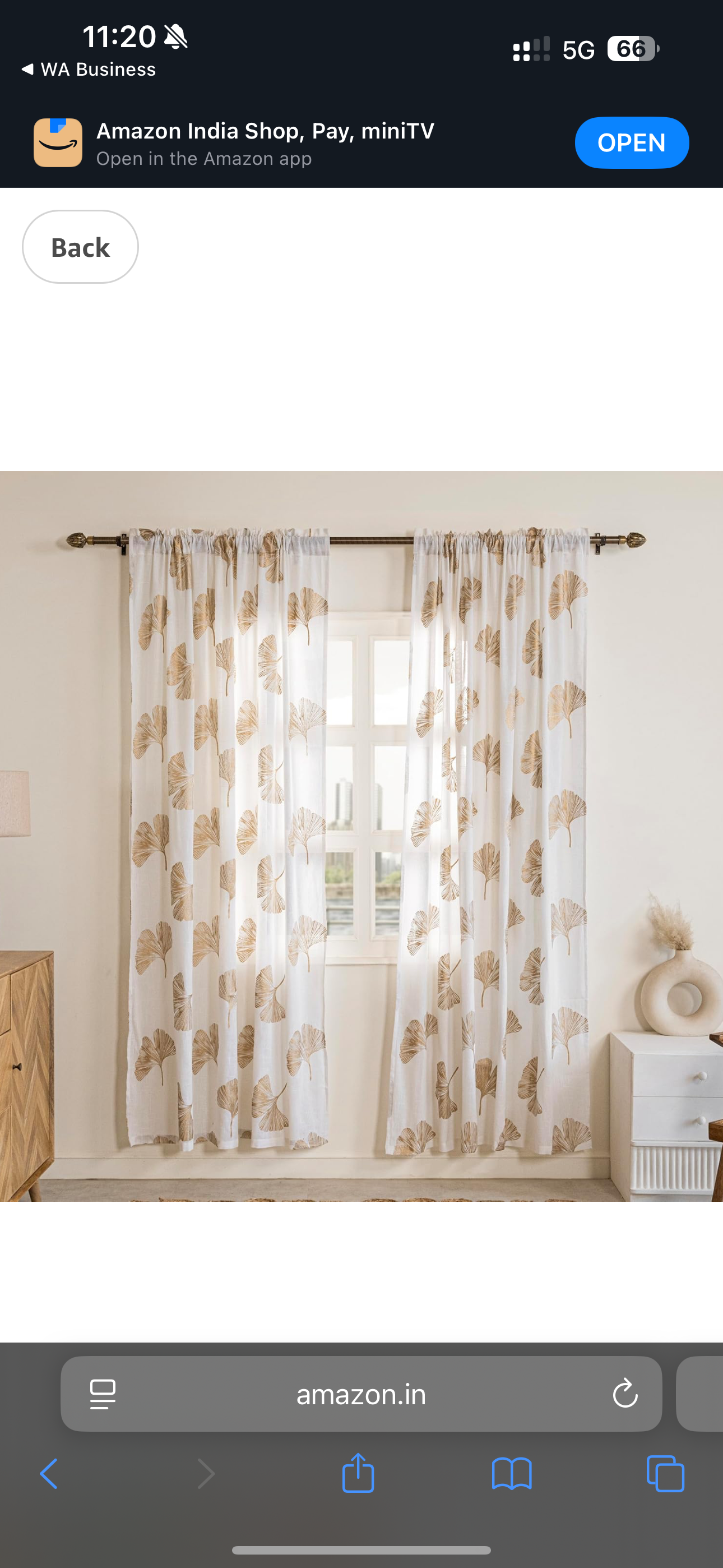 HOMEMONDE Door Curtains 7 Feet Set of 2- Gold Printed Linen Textured Transparent Curtain for Living Room, Bedroom Decoration, Pack of 2 - (Top Style - Rod Pocket) | Sheer