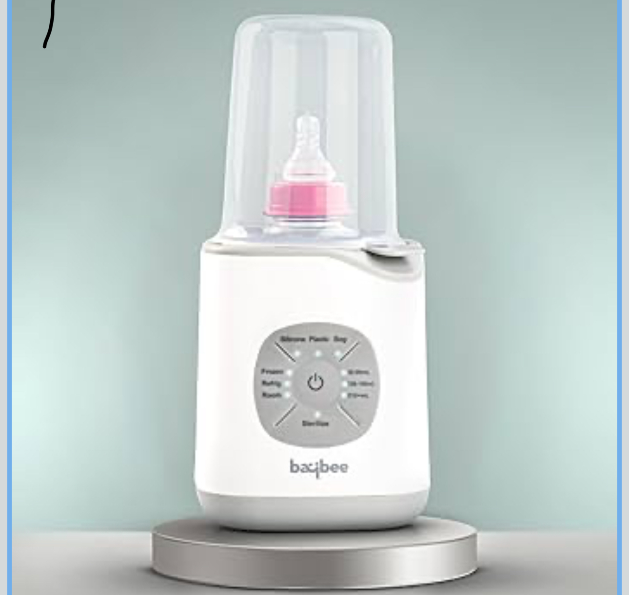 Baybee 10 in 1 Baby Bottle Sterilizer & Warmer for Babies | Bottle Warmer for Baby Food, Milk & Water Heate