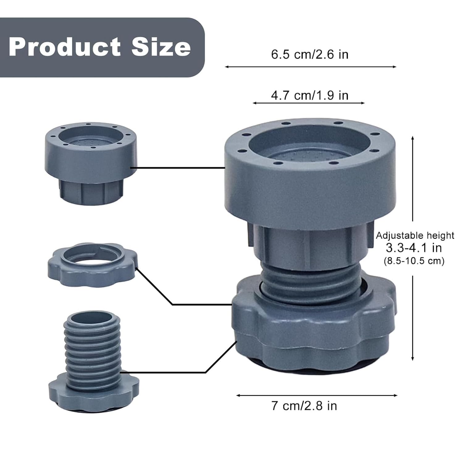 Anti Vibration Pads for Washing Machine & Refrigerator