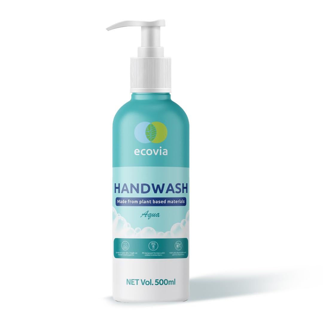 Ecovia Liquid Hand Wash | Eco-Friendly, Plant-Based & Non-Toxic | pH Balanced & Moisturizing