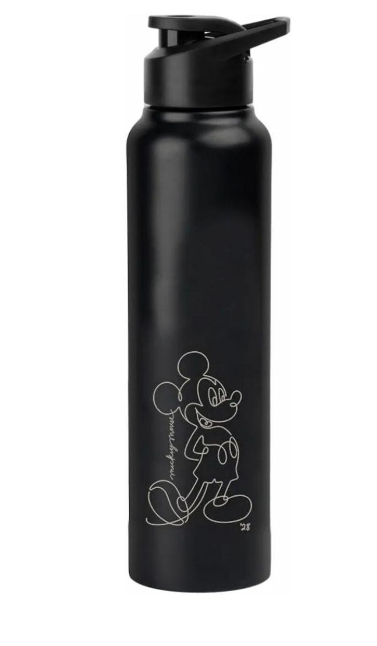 SKI Sprint Stainless Steel Sipper Water Bottle with Laser Print, for School, Office, Gym, Home, Travel | AdultS &Teens | 950 ML, Leakproof, Rust free | Character Merchandise MICKEY