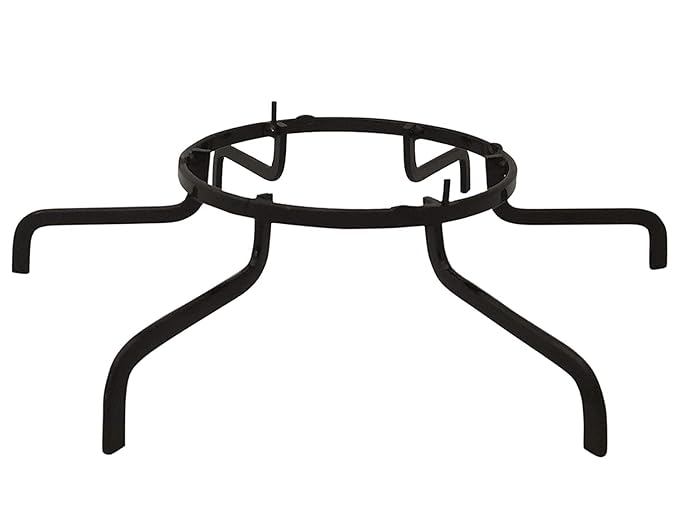 MOHAM 100% Iron Metal Bati Tandoor/Bati Cooker/Bati Maker Stand for Glass Cook Top, Oven Stand|Rust Free