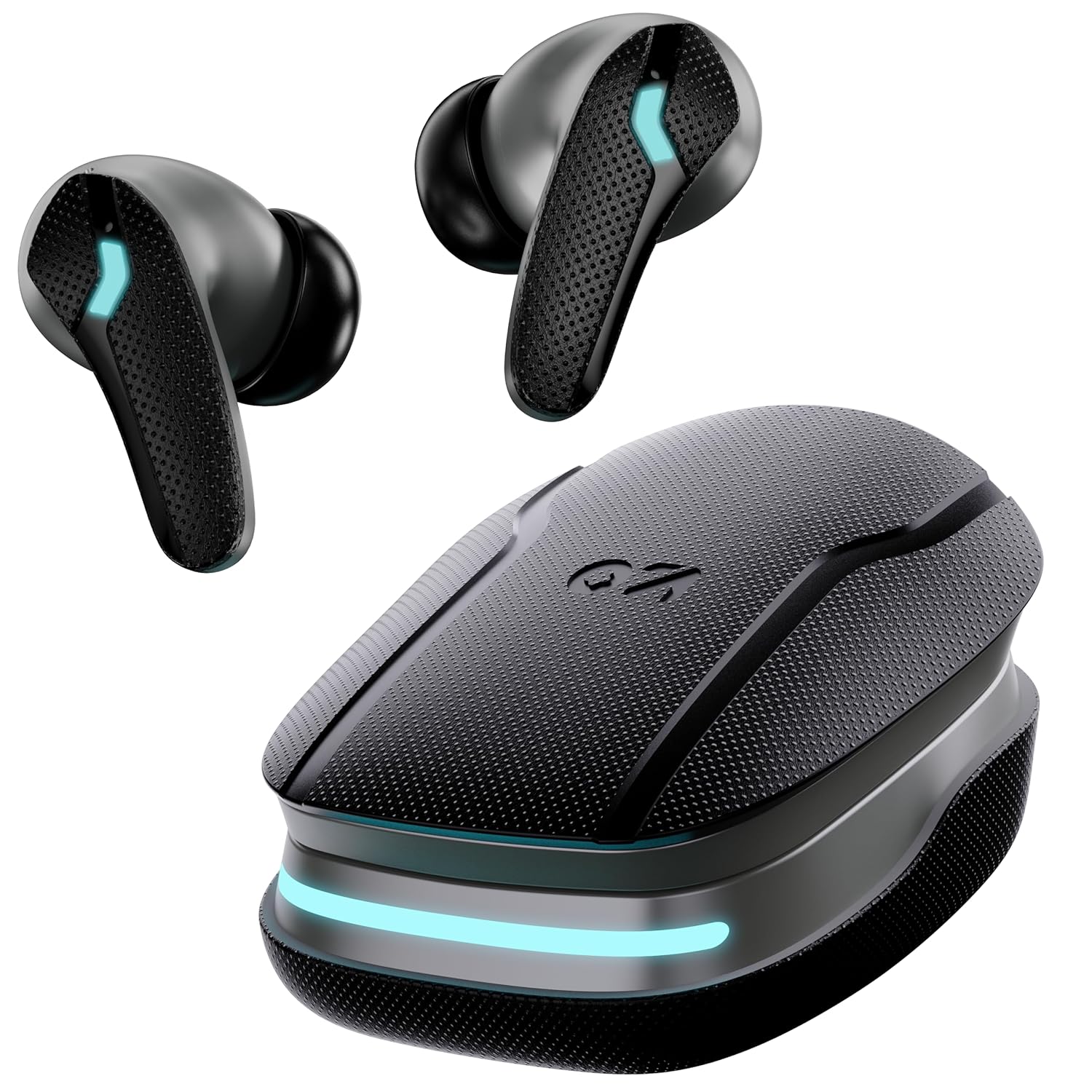 GOBOULT Newly Launched Astra Neo Bluetooth Earbuds with 70H Playtime, 40mm Bass Drivers, Zen™ ENC Mic, Type-C Fast Charging, 4 EQ Modes, Bluetooth, IPX5 Wireless Earbuds Black