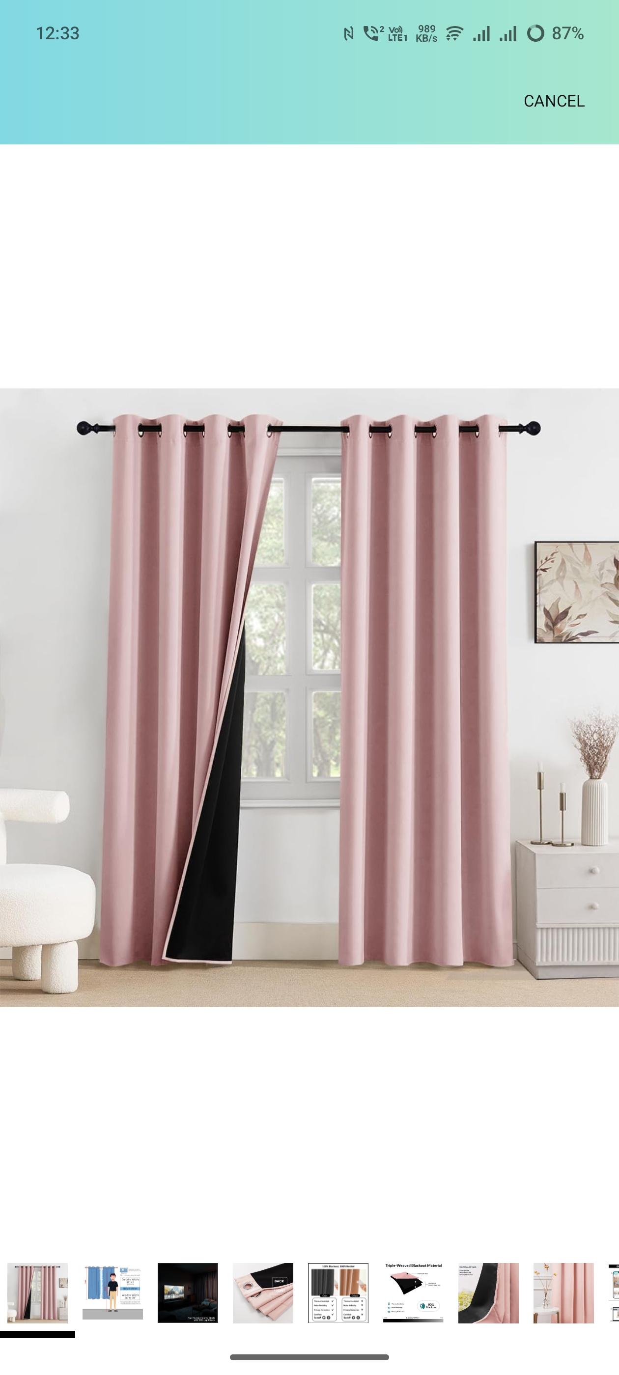 HOMEMONDE 100% True Blackout Curtains 5 Feet Long - Heavy Faux Silk Room Darkening Curtains with Black Backing, Room Privacy and Thermal Insulation Panels Pack of 2 - (60 Inch, Solid Pink)