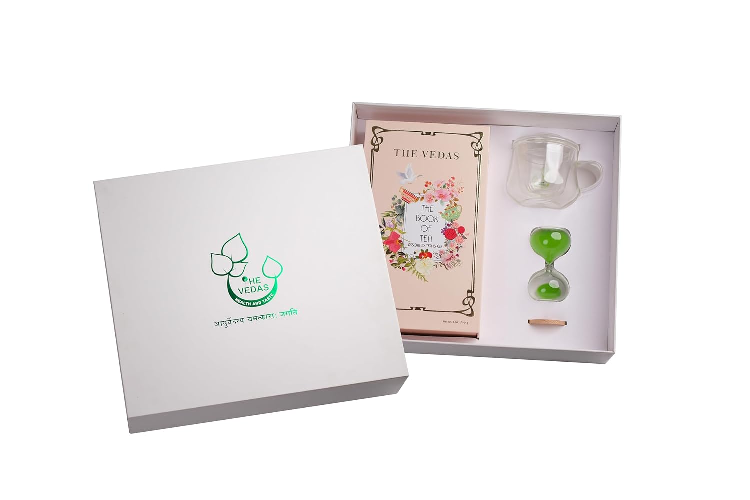 The Vedas Tea Chest | Premium tea gift hamper | Includes 1 Book of Tea
