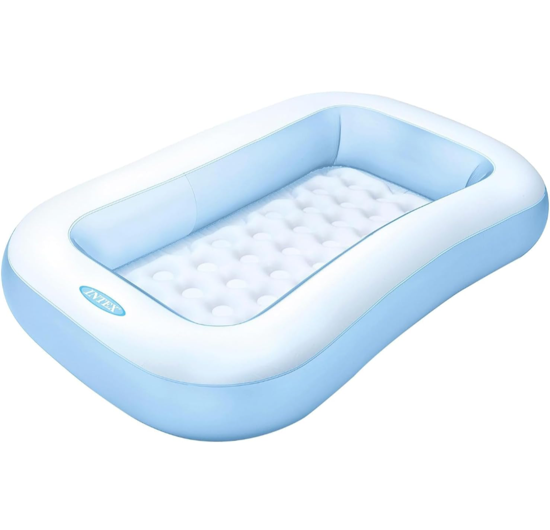 Storio 5.5 Feet Inflatable Swimming Pool for Kids | 65" x 39" x 10" Baby Bath Tub for 1–5 Year Old Boys & Girls