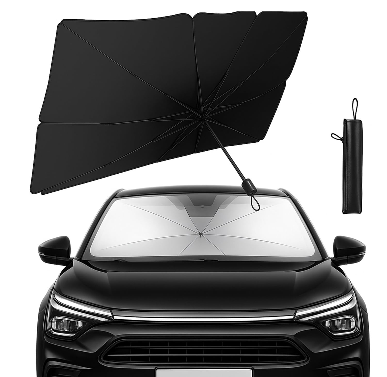 XABRCO Car Sun Shade Protector Front Glass || Foldable Umbrella for Car