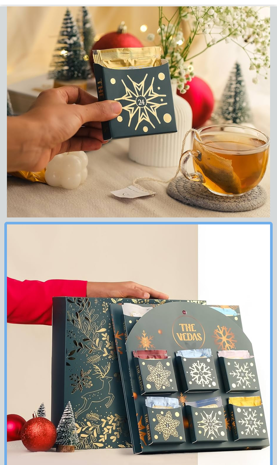 The Vedas Advent calendar of teas 2025