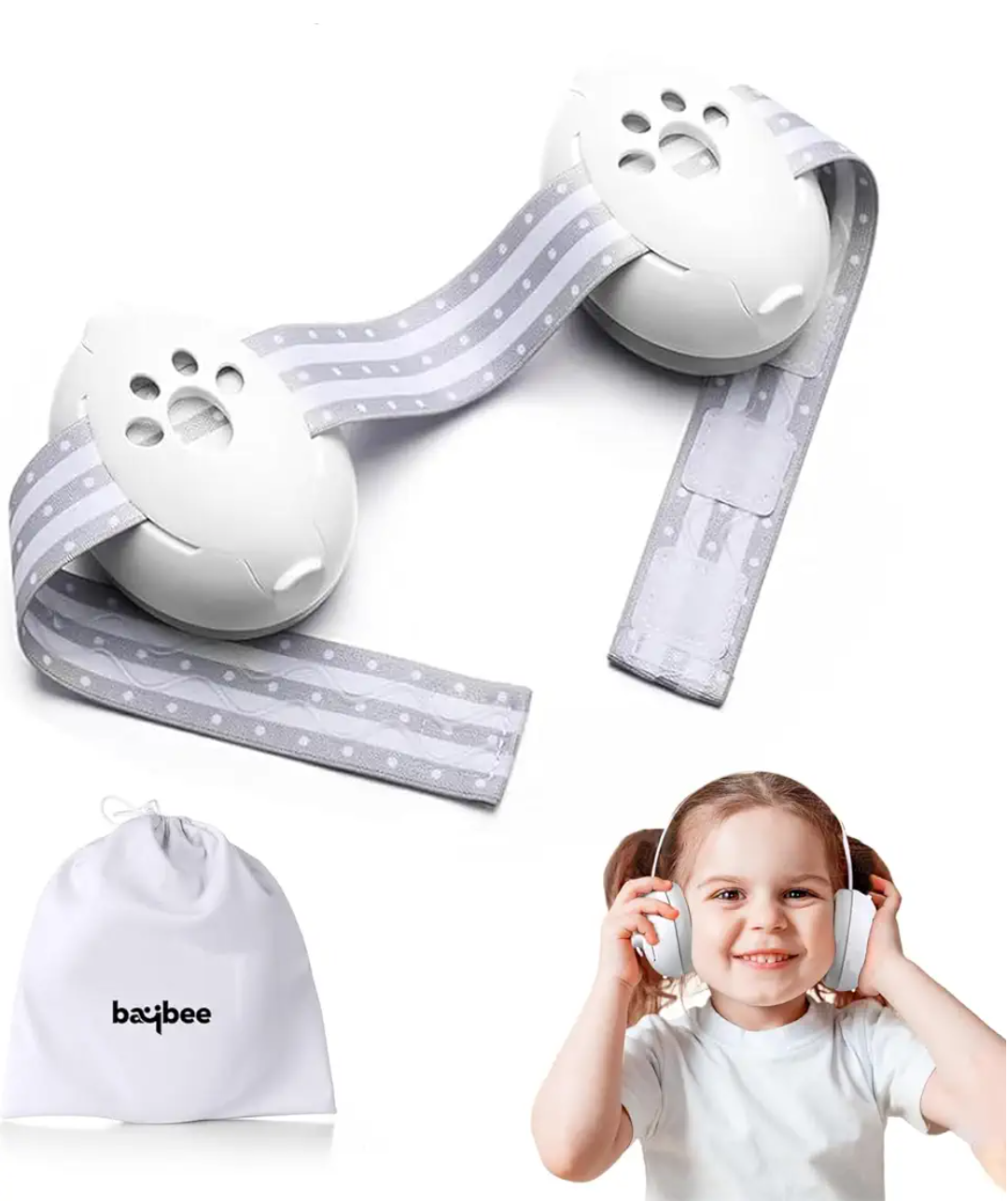 BAYBEE 2 in 1 Noise Cancellation Ear Muffs for Kids