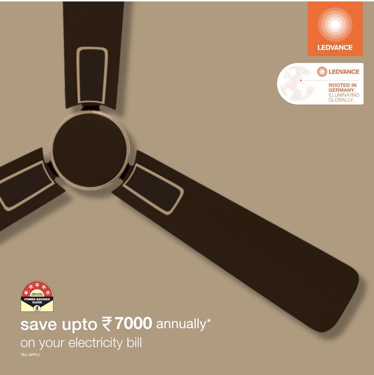 LEDVANCE Aero Master Maxx Ceiling Fan 1200mm