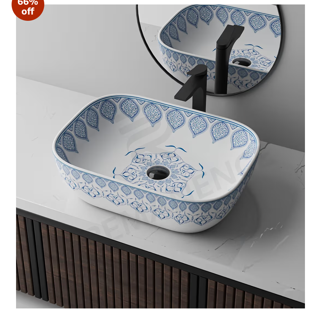 REMANENCE Ceramic Table Top Wash Basin