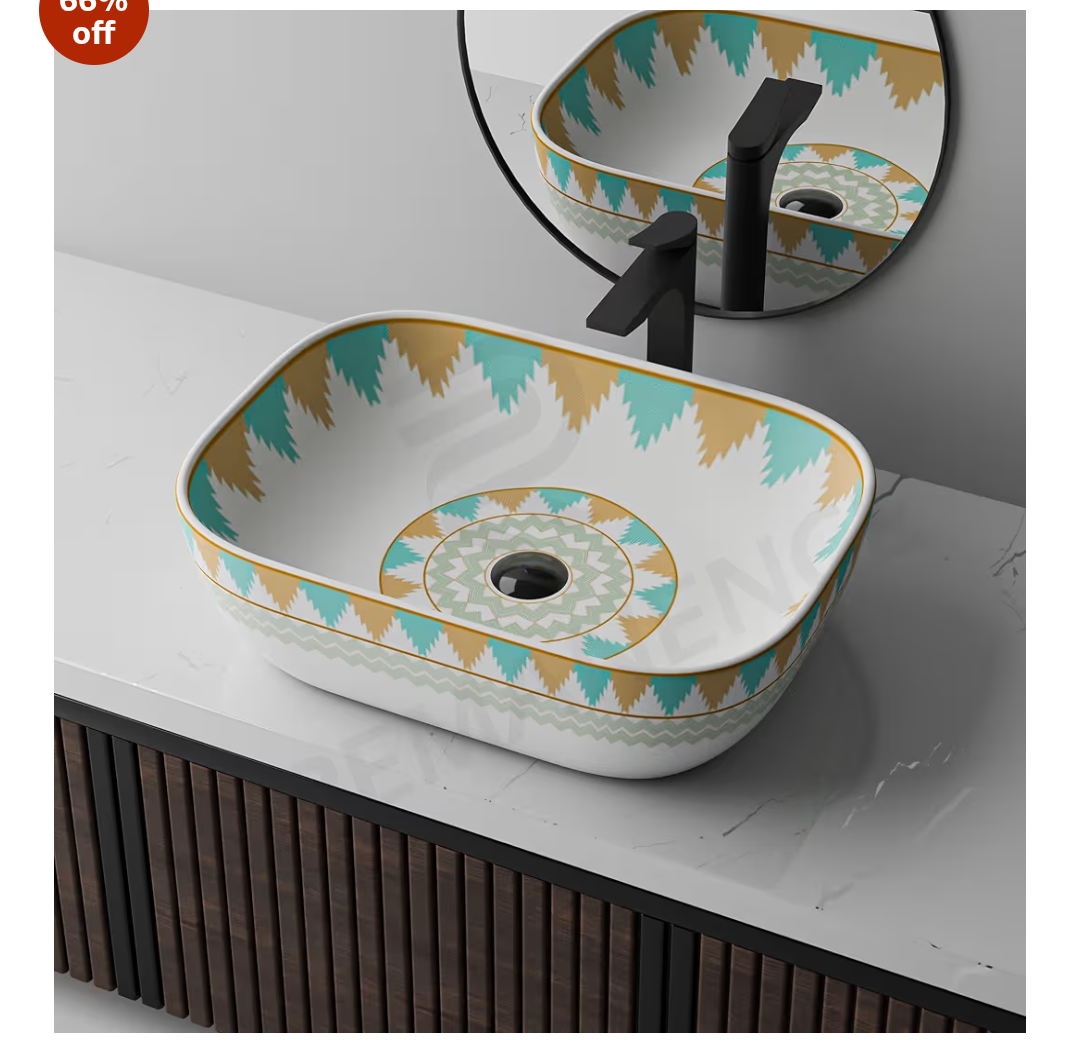 REMANENCE Ceramic Table Top Wash Basin