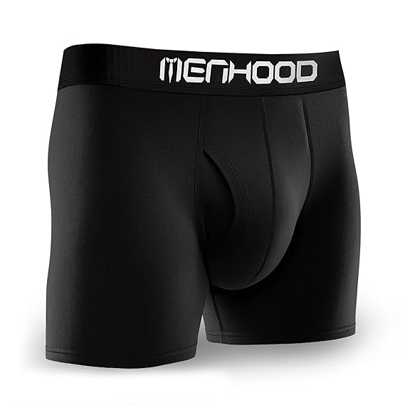 Underwear for Men, Pouch Support Technology - Ultra Soft and Breathable Micro-Modal Fabric, Tagless Waistband, Spandex Elasticity, Anti-Sweating and Anti Odour Men's Boxer Brief | Ultimate Comfort