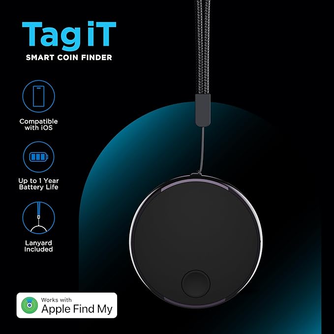 URBN TagiT Smart Coin Finder - Apple MFi Certified Tracker