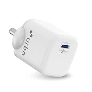 URBN 20W USB-C iPhone Charger | Ultra-Fast Type C Power Delivery PD Adapter with GaN Technology | for iPhone 17/16/15/14/13 Pro Max, Mini, Samsung Galaxy, Google Pixel, iPad & More (White)