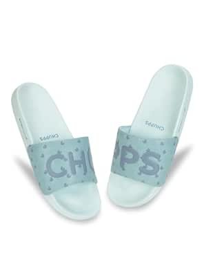 CHUPPS Lovebug Light Blue Drift Orthopedic Slippers | Soft Footpharma Footbed | Breathable Ventilation Holes | Lightweight Flip Flops | Anti-Skid Chappals for Everyday For Womens