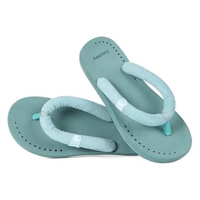 CHUPPS Plush Beige Drift Orthopedic Slippers | Soft Footpharma Footbed | Breathable Ventilation Holes | Lightweight Flip Flops | Anti-Skid Chappals for Everyday For Womens