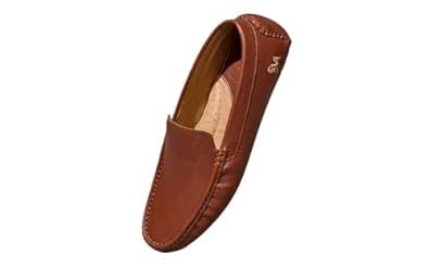 Neeman's Dapper Loafers for Men | Premium Textured Slip-On Dressy–Casual Shoes with Soft Cushioned Comfort & Flexible Sole | Stylish Lightweight Loafers for Office & Everyday Wear