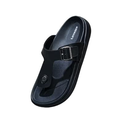 Neeman's PureWhoosh Breeze Sandals for Men | Waterproof Thong Chappals with Ergonomic Arch Support | Lightweight & Slip-Resistant Slippers with Adjustable Buckle, Beach & Monsoon Wear