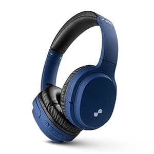 URBN Thump 550 Bluetooth 5.4 Wireless On Ear Headphone | HD Sound | Deep Bass | in-Built Mic | Type-C Charging | Foldable | Aux | Micro SD Card | 1 Year Replacement Warranty (Blue)